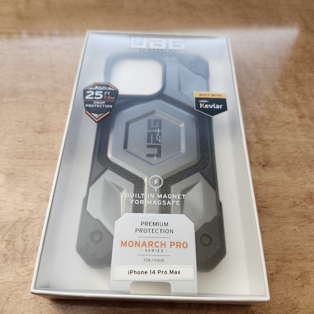 UAG Monarch Pro MagSafe Case for iPhone 14 Pro Max (6.7") - BUILT WITH Kevlar